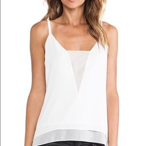 BCBG MaxAzria White Lydia Top
